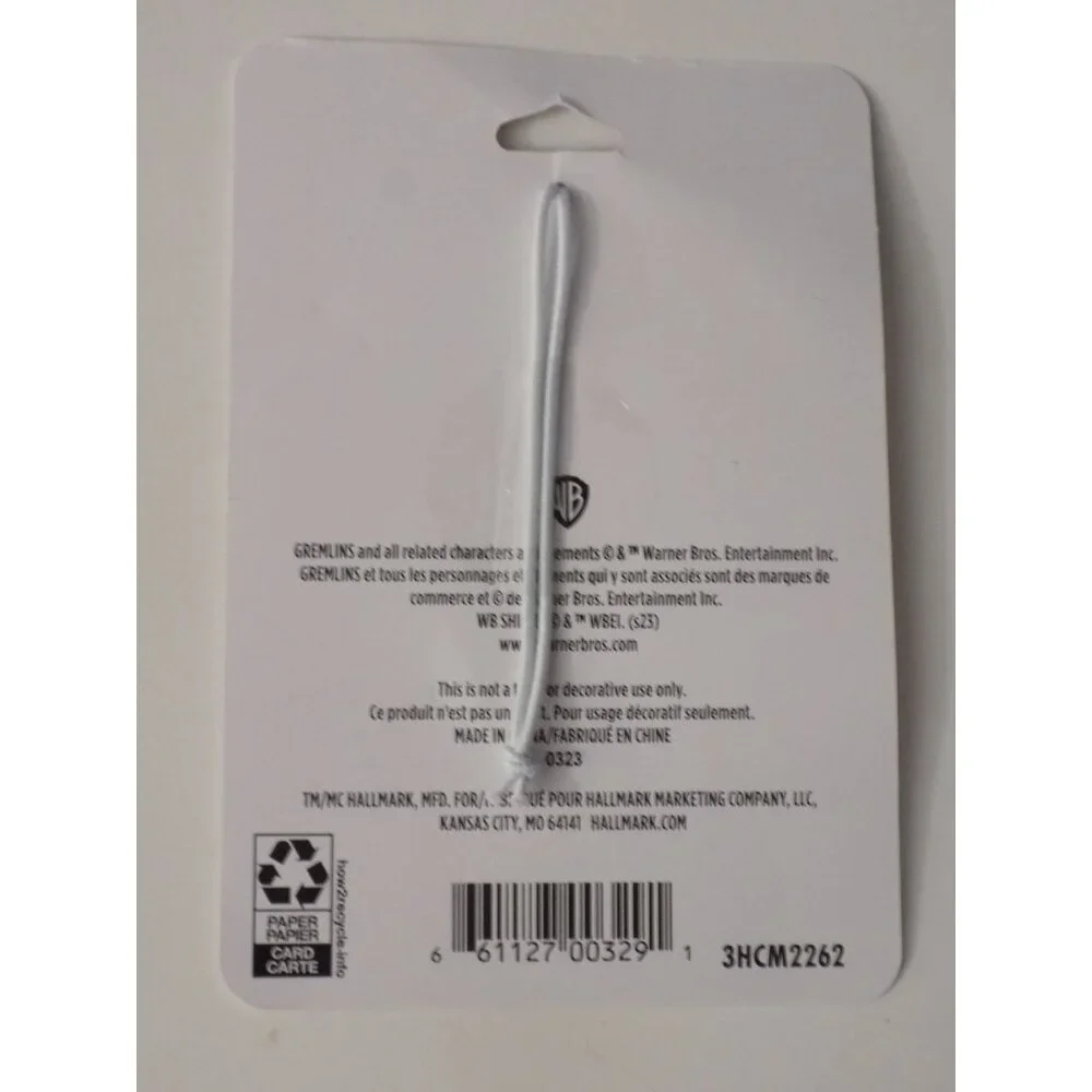 Gremlins Gizmo Hallmark Metal Christmas Tree Ornament - Picture 2 of 3